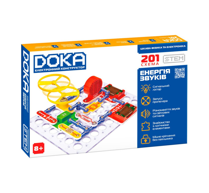 Конструктор електронний Doka 201 (D70706)