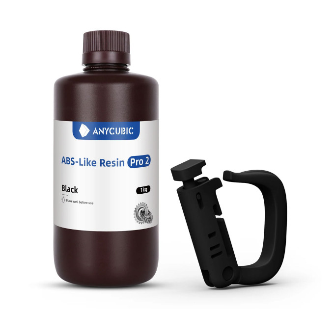 Anycubic ABS-Like Resin Pro 2 Black (Чорна) 1л фотополімерна смола