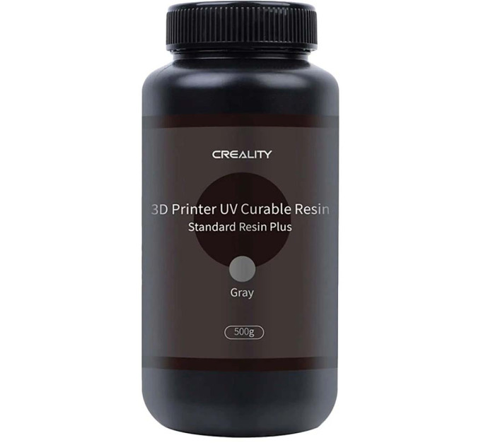 Фотополімерна смола Creality Standard Resin, 0,5 кг, Сірий 