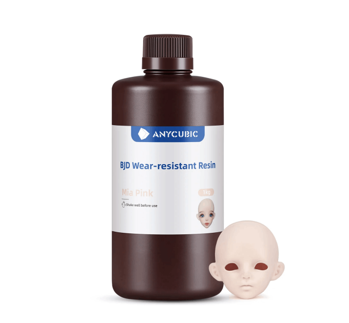 Фотополімерна смола Anycubic BJD Wear-Resistant Resin Pink 1 кг