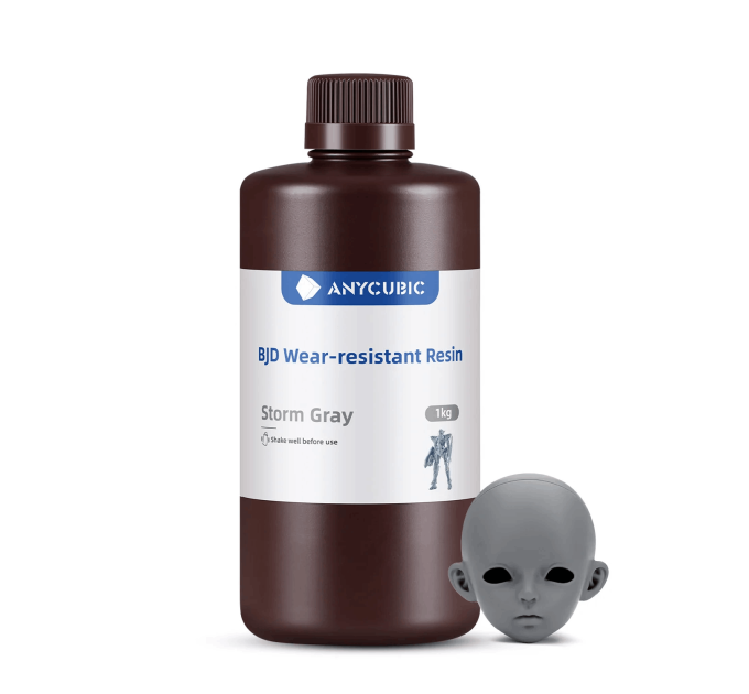 Фотополімерна смола Anycubic BJD Wear-Resistant Resin Grey 1 кг