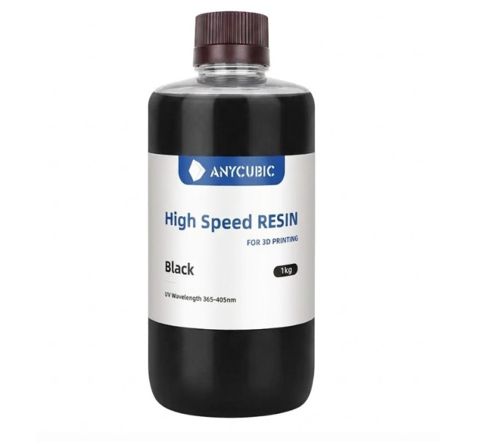 Фотополімерна смола Anycubic High Speed Resin Black 1кг