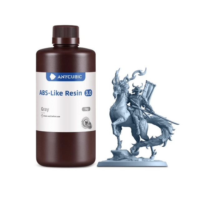 Смола Anycubic ABS-Like Resin 3.0  Сіра 1кг