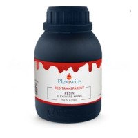 Фотополімерна смола Plexiwire resin model 0.5кг red transparent