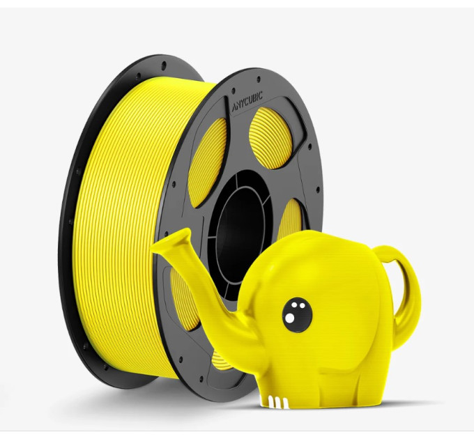 PETG філамент Anycubic для 3D принтера насичений жовтий 1кг/1,75мм