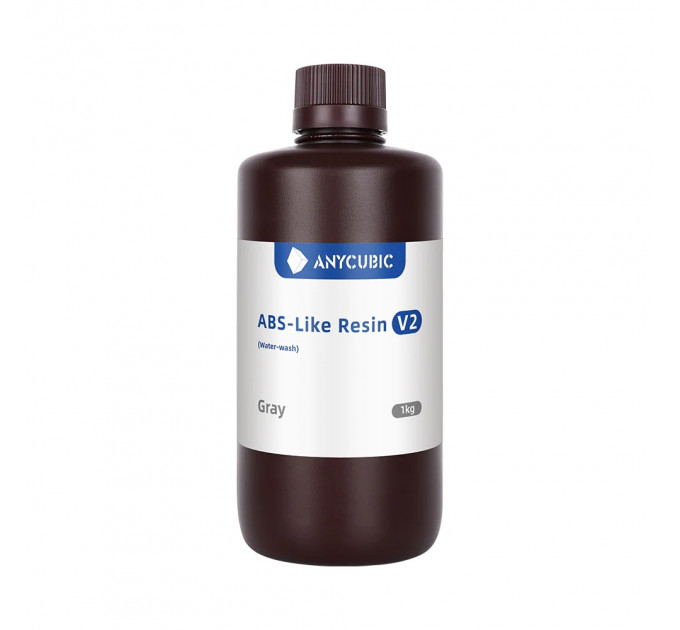 Фотополімерна смола ABS-Like Resin V2, сіра, 1000 мл.