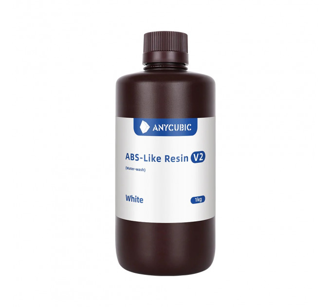 Фотополімерна смола ABS-Like Resin V2, біла, 1000 мл.
