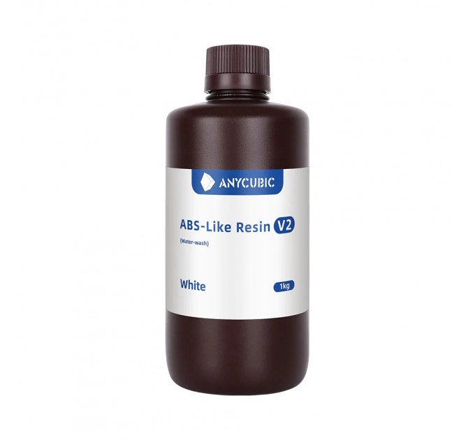 Фотополімерна смола ABS-Like Resin V2, біла, 1000 мл.