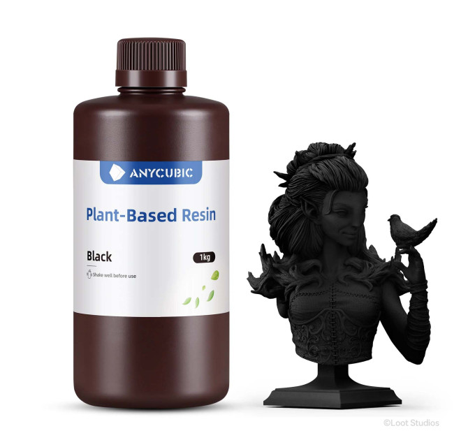 Рослинна фотополімерна смола Anycubic Eco 1 л., чорний