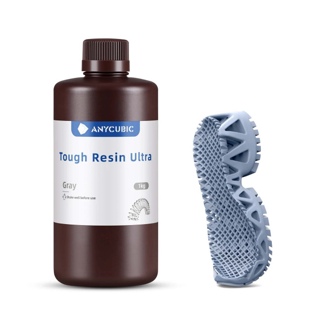 Фотополімерна смола Anycubic Tough Ultra, 1 л., Gray