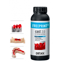 Смола для 3D-друку Freeprint cast 2.0, red 0.5 кг, 02548