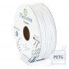PETG пластик для 3D принтера, білий, 1,75 мм / 1,2 кг / 400 м 