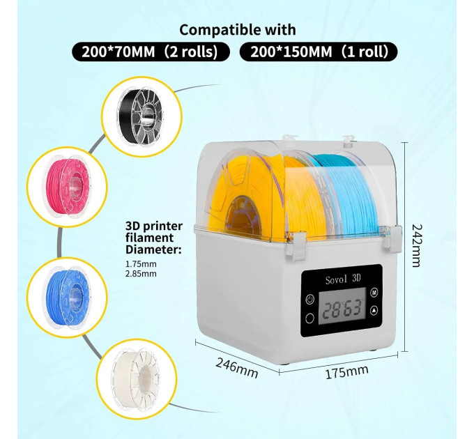 Cушка Sovol Filament Dryer Box SH01