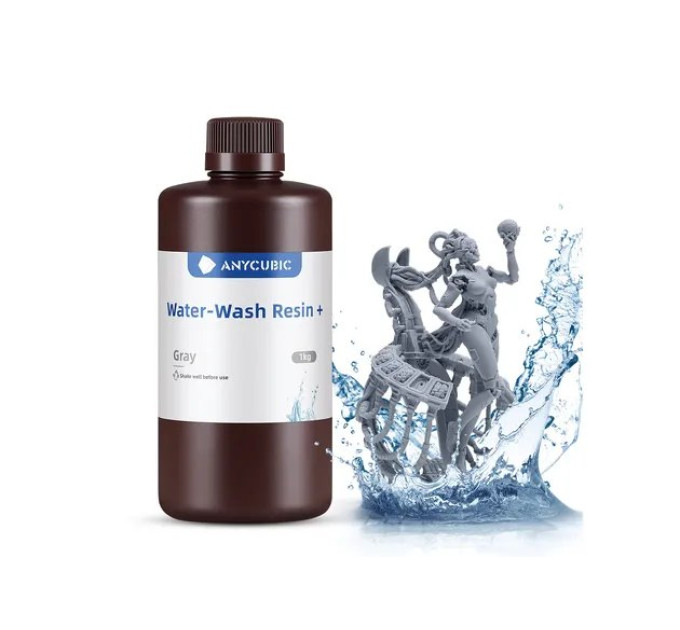 Смола Anycubic Water-Wash Resin+, 1 кг, сіра