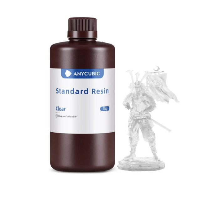 Фотополімерна смола Anycubic Standard Resin прозора 0.5кг